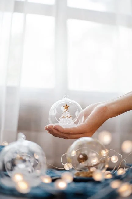 Weihnachtsbild mit hand
